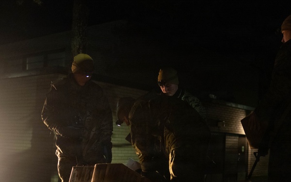 U.S. Marines execute resupply operations while forward deployed