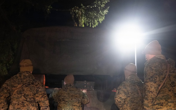 U.S. Marines execute resupply operations while forward deployed
