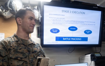 22nd MEU(SOC) | ACE Communication Class aboard USS Iwo Jima during Deployment