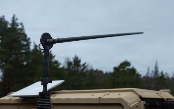 U.S. Marines utilize star shield communication system during European deployment