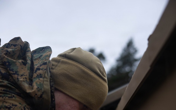U.S. Marines utilize star shield communication system during European deployment