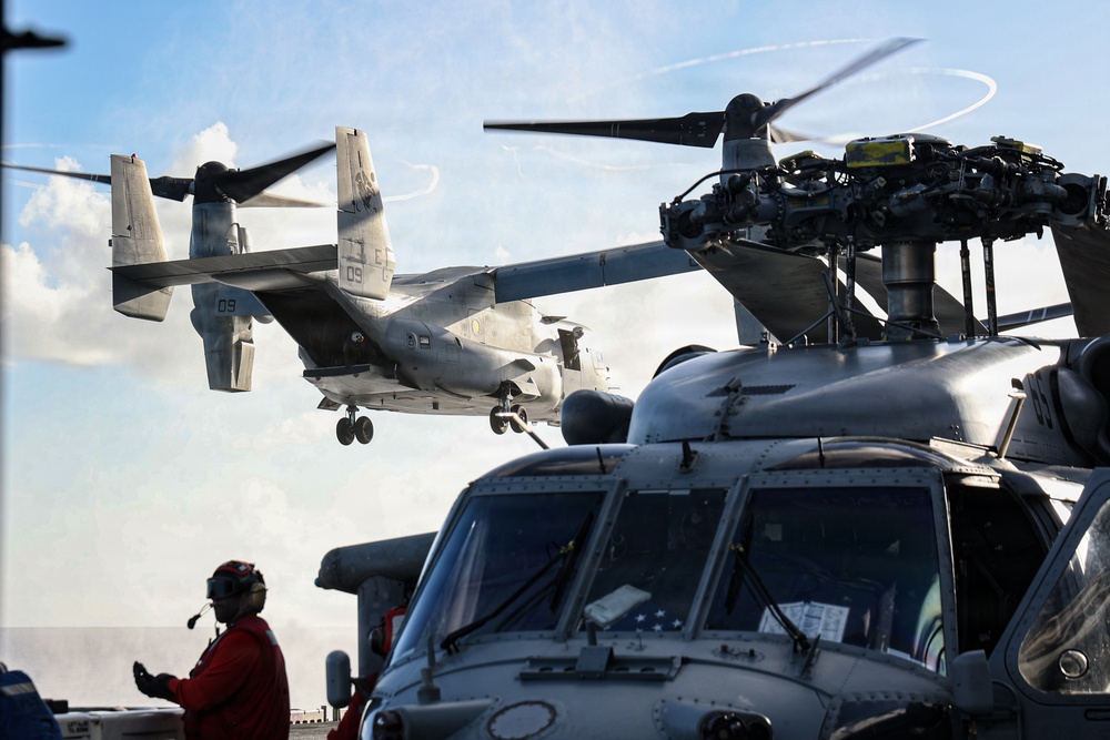 22nd MEU(SOC) | Marines Transport Cargo Aboard USS Iwo Jima During Deployment