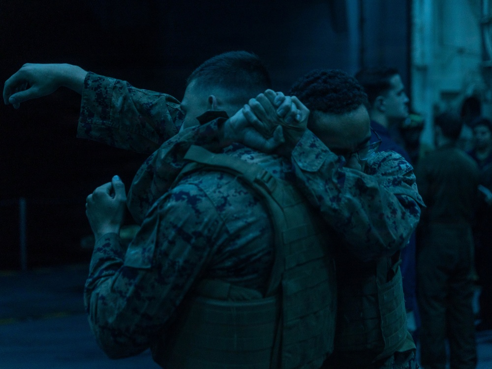 22nd MEU(SOC) | MCMAP Aboard the USS Iwo Jima