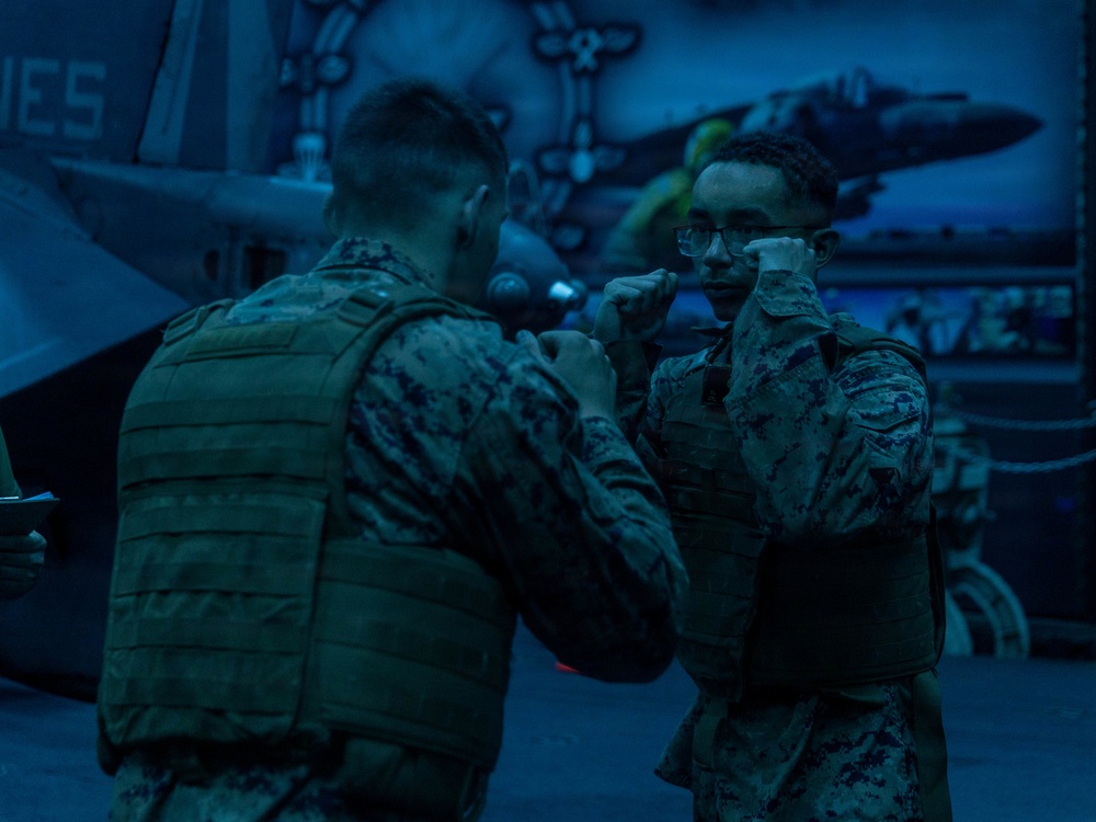 22nd MEU(SOC) | MCMAP Aboard the USS Iwo Jima