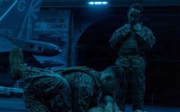 22nd MEU(SOC) | MCMAP Aboard the USS Iwo Jima