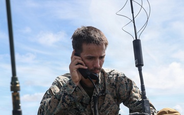 22nd MEU(SOC) | Communications Check aboard USS Iwo Jima during Deployment