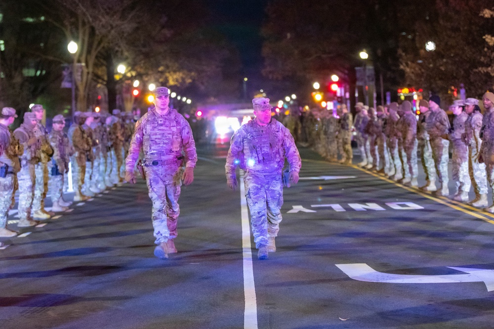 Soldiers Stand For One Of Their Fallen