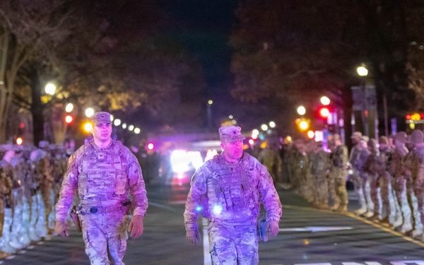 Soldiers Stand For One Of Their Fallen