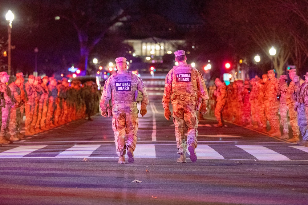 Soldiers Stand For One Of Their Fallen