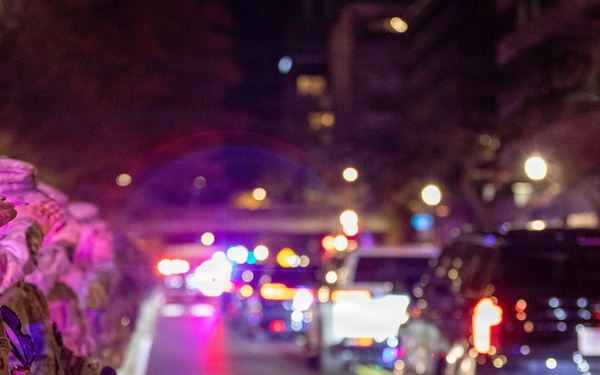 Soldiers Stand For One Of Their Fallen
