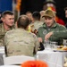 Secretary of War Serves National Guardsmen a Thanksgiving Meal