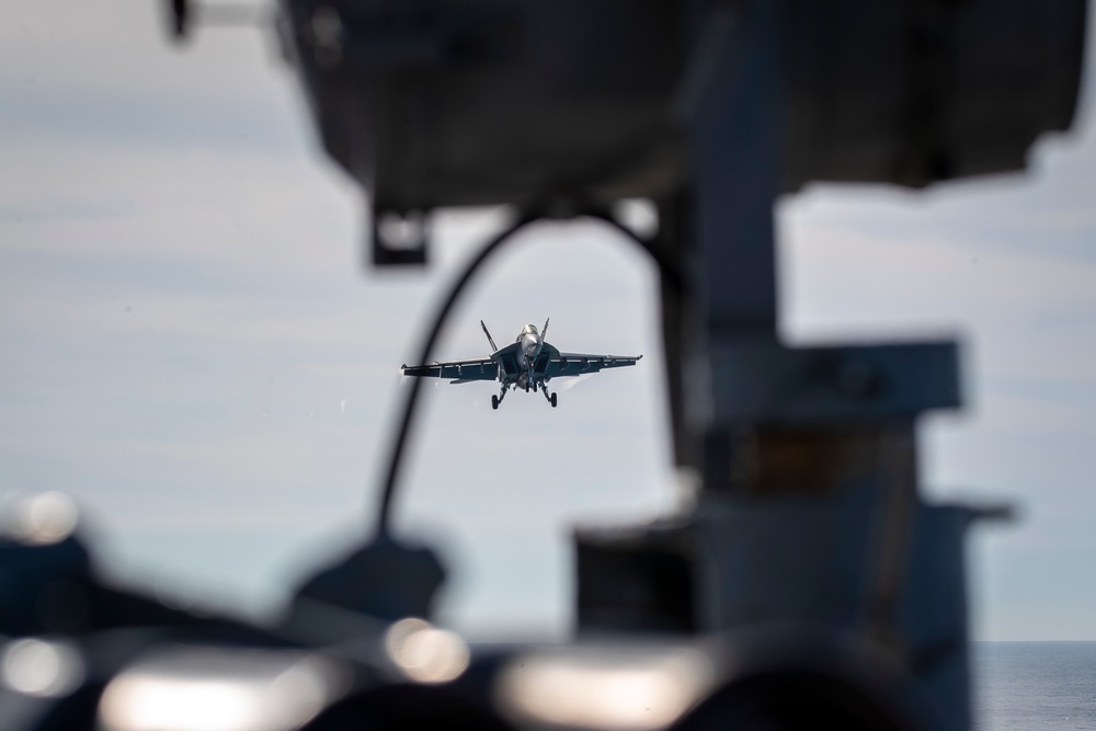 Abraham Lincoln conducts routine operations