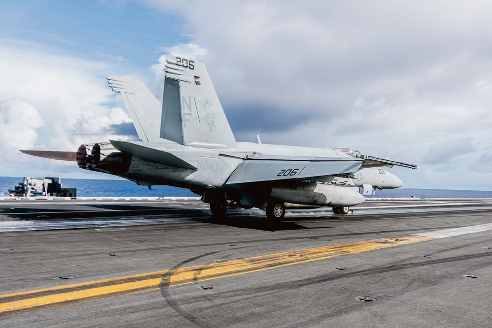 George Washington Conducts Flight Operations