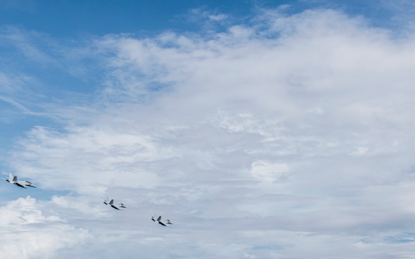 George Washington Conducts Flight Operations