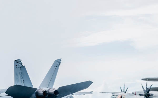 George Washington Conducts Flight Operations