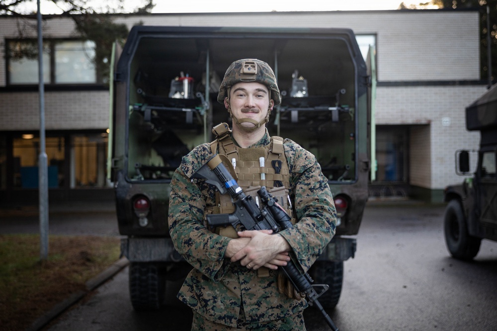 Nevada native, U.S. Sailor poses for photos during European deployment