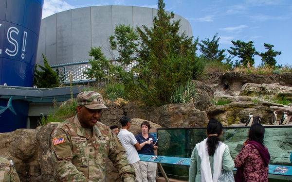 U.S. Army Reserve Soldiers Visit The Bronx Zoo