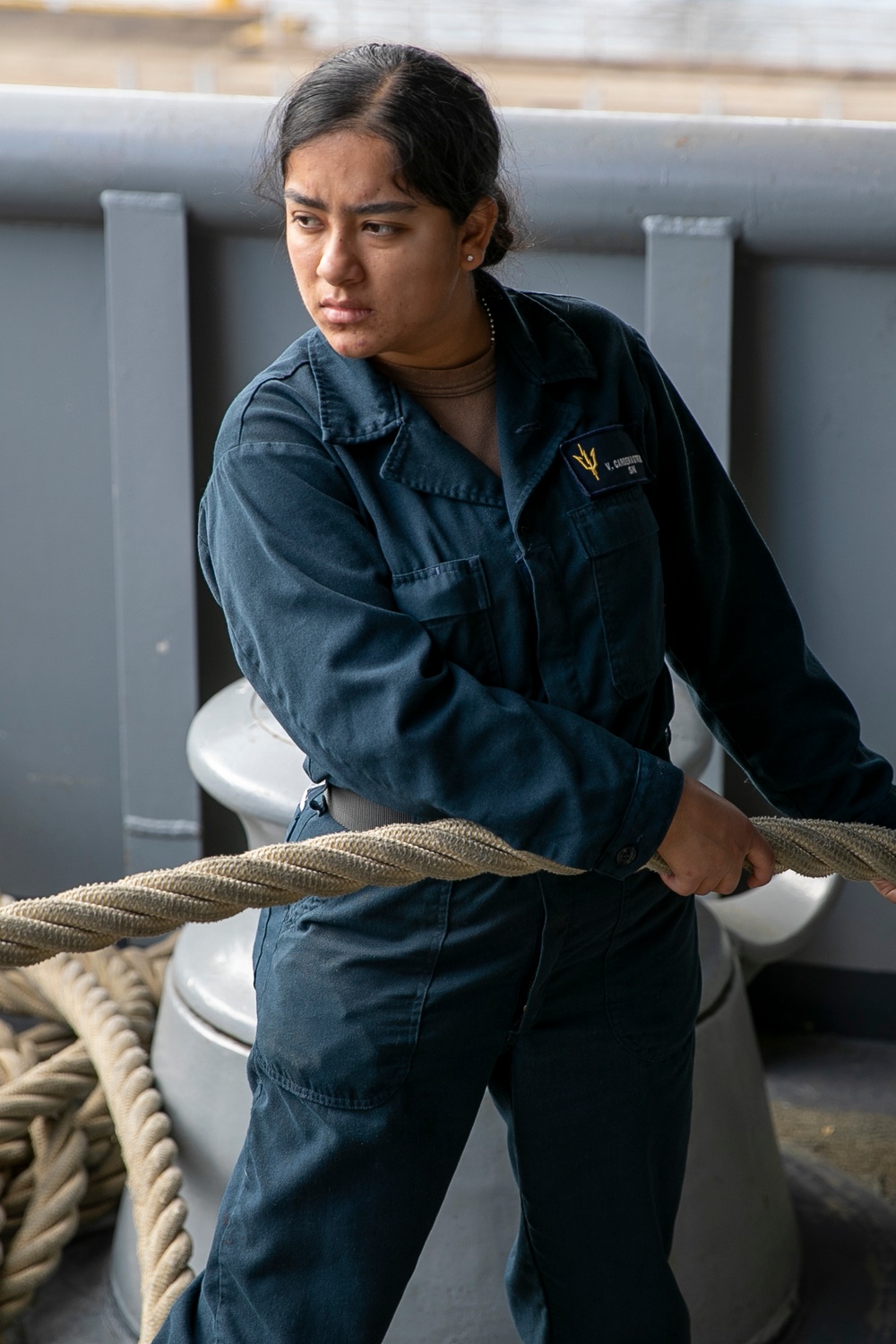 USS Tripoli Sailors Get Underway