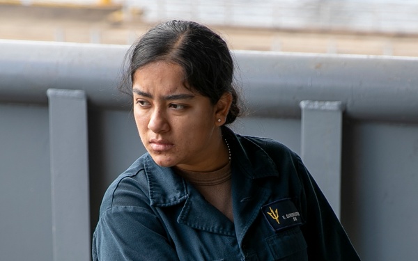 USS Tripoli Sailors Get Underway