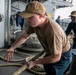 USS Tripoli Sailors Get Underway