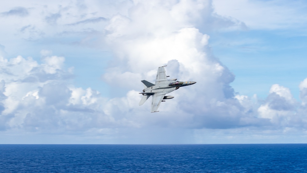 George Washington Conducts Flight Operations