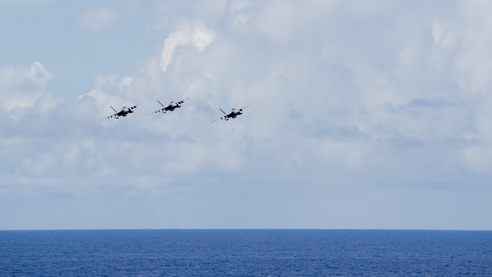 George Washington Conducts Flight Operations