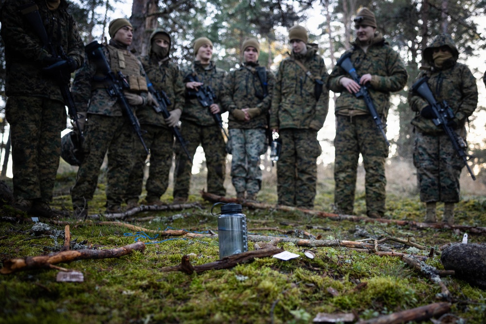 U.S. Marines execute terrain model demonstration before bilateral training exercise