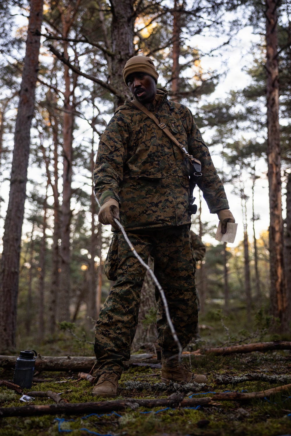 U.S. Marines execute terrain model demonstration before bilateral training exercise