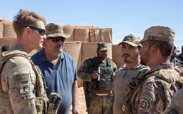 U.S. and Partner Forces Conduct Weapons Range Training