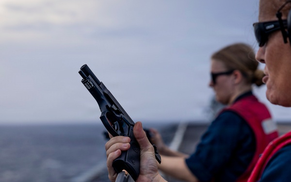 USS Iwo Jima Conducts live fire exercise