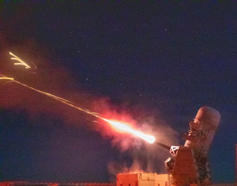 Counter Rocket, Artillery and Mortars System Test Fire