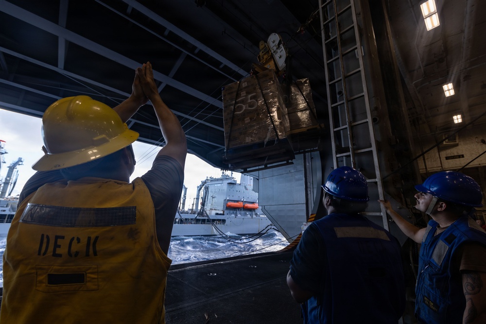 USS Gerald R. Ford (CVN 78) Replenishment-at-Sea