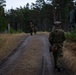 U.S. Marines establish a secured area during a bilateral exercise while deployed in the Baltic sea