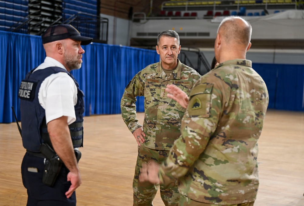Secretary of War, Chief of the National Guard Bureau, and Director of the Army National Guard Visit Soldiers Supporting Operation D.C. Safe During Post Thanksgiving Visit
