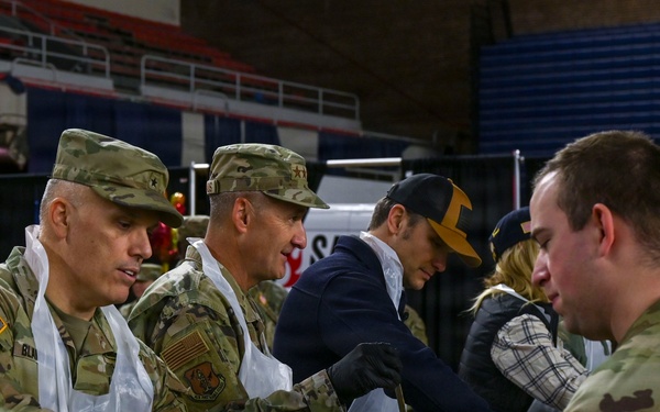 Secretary of War, Chief of the National Guard Bureau, and Director of the Army National Guard Visit Soldiers Supporting Operation D.C. Safe During Post Thanksgiving Visit