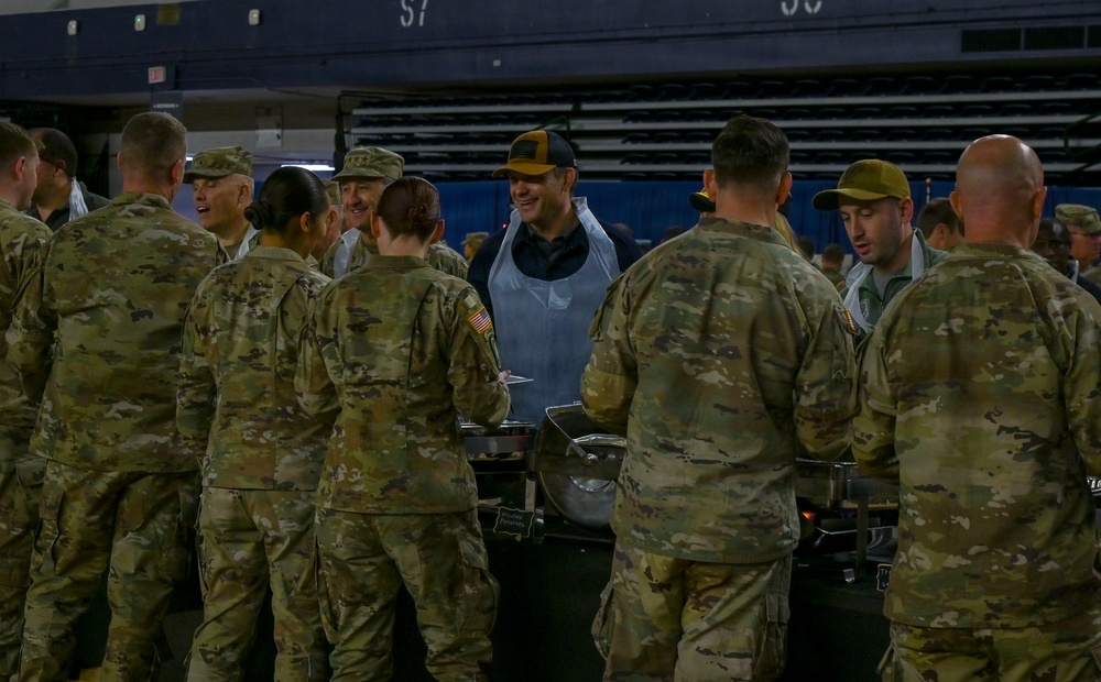 Secretary of War, Chief of the National Guard Bureau, and Director of the Army National Guard Visit Soldiers Supporting Operation D.C. Safe During Post Thanksgiving Visit
