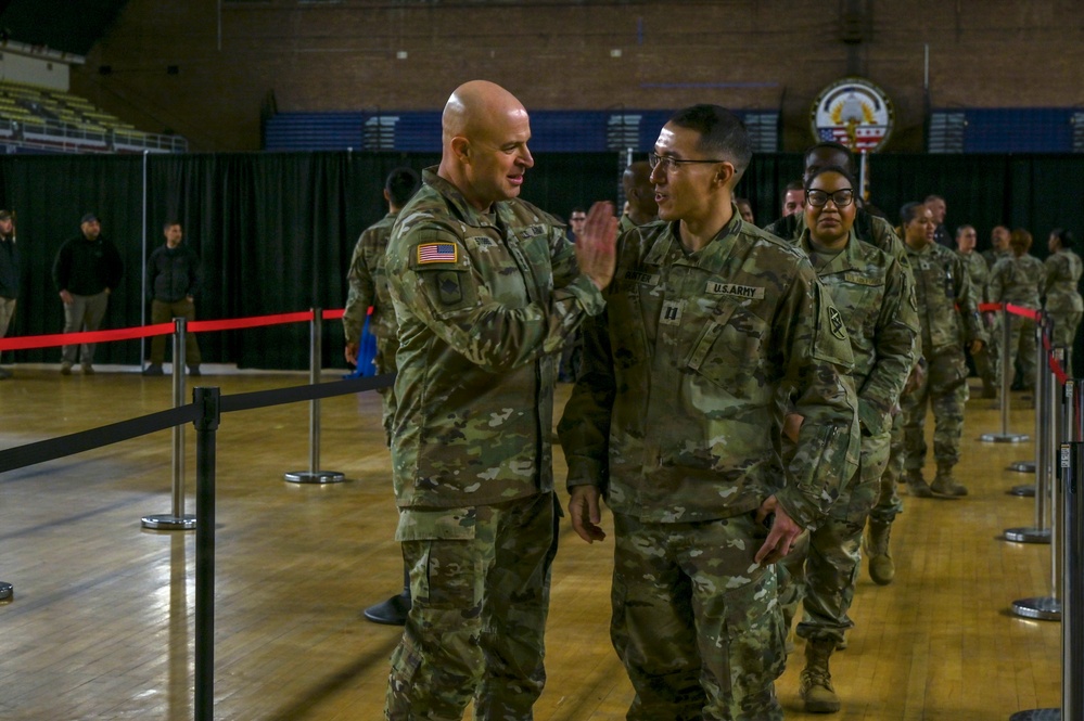 Secretary of War, Chief of the National Guard Bureau, and Director of the Army National Guard Visit Soldiers Supporting Operation D.C. Safe During Post Thanksgiving Visit