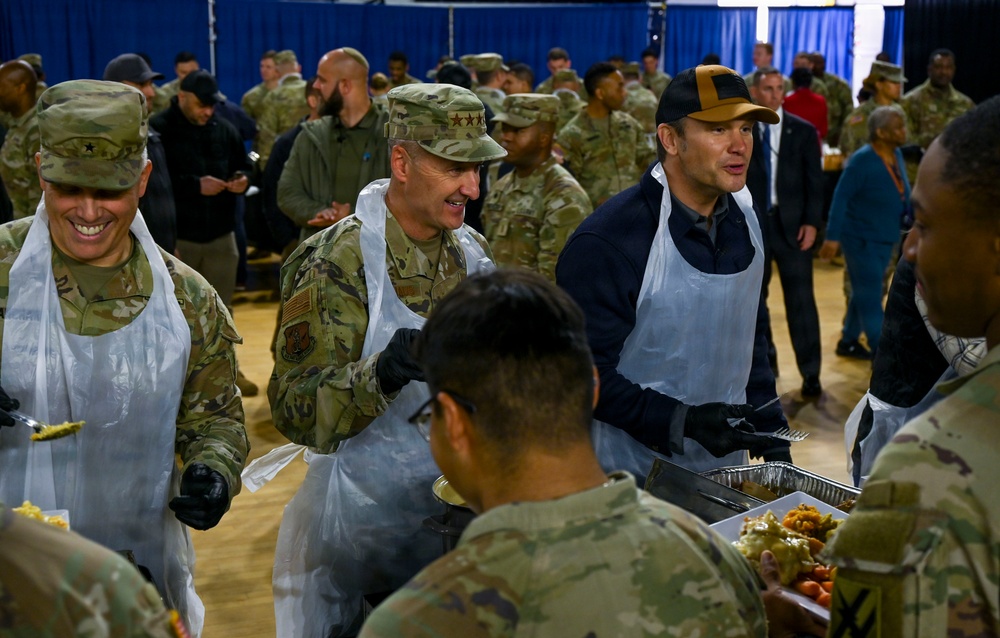Secretary of War, Chief of the National Guard Bureau, and Director of the Army National Guard Visit Soldiers Supporting Operation D.C. Safe During Post Thanksgiving Visit