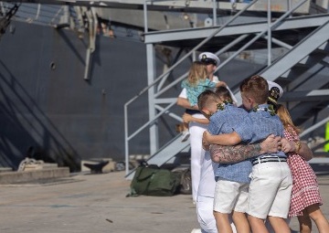 USS Wayne E. Meyer Returns from Deployment