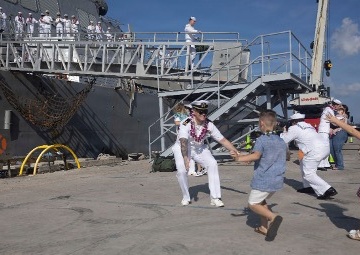 USS Wayne E. Meyer Returns from Deployment