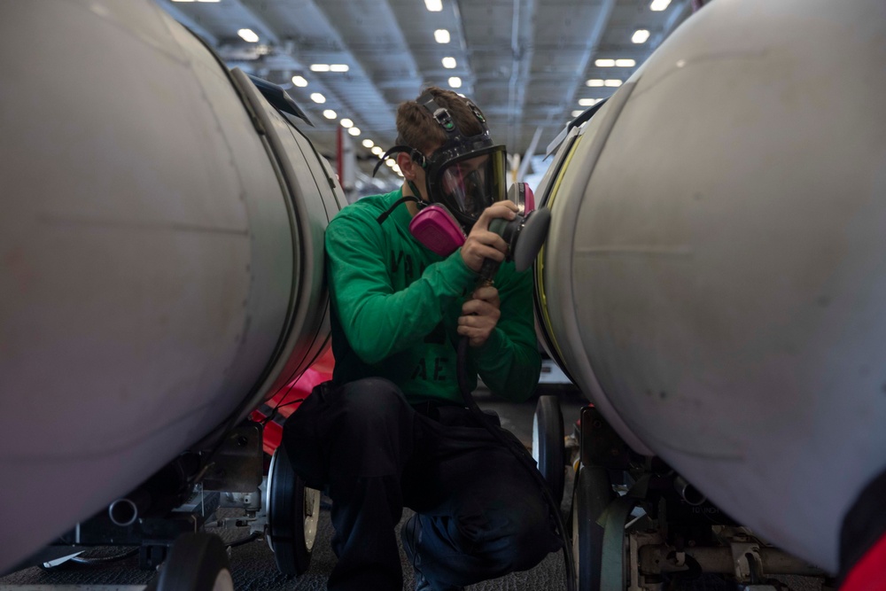 USS Abraham Lincoln conducts routine operations.