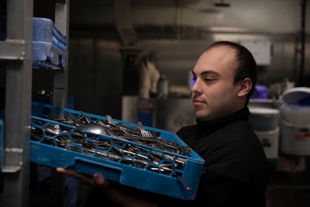 USS Abraham Lincoln conducts routine operations.