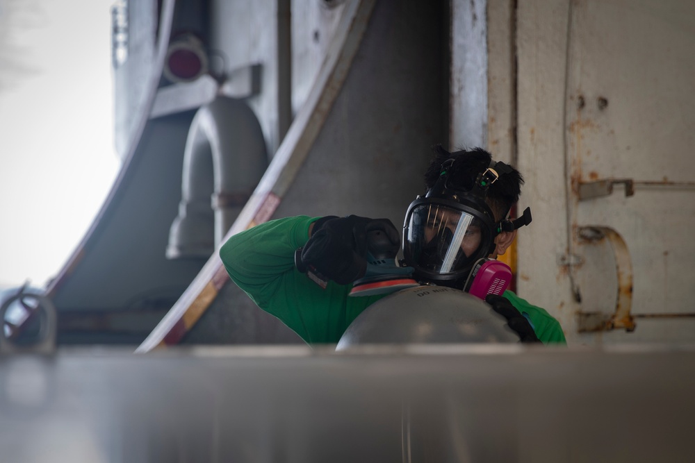 USS Abraham Lincoln conducts routine operations.