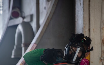 USS Abraham Lincoln conducts routine operations.