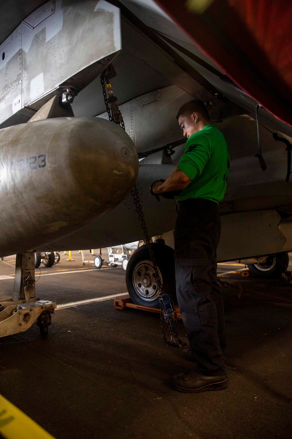 USS Abraham Lincoln conducts routine operations.