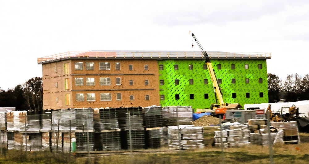 November 2025 construction operations for $55.75 million Collective Training Officers Quarters Project