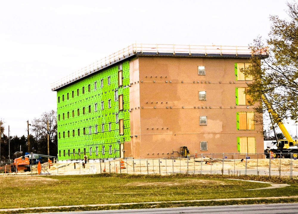 November 2025 construction operations for $55.75 million Collective Training Officers Quarters Project
