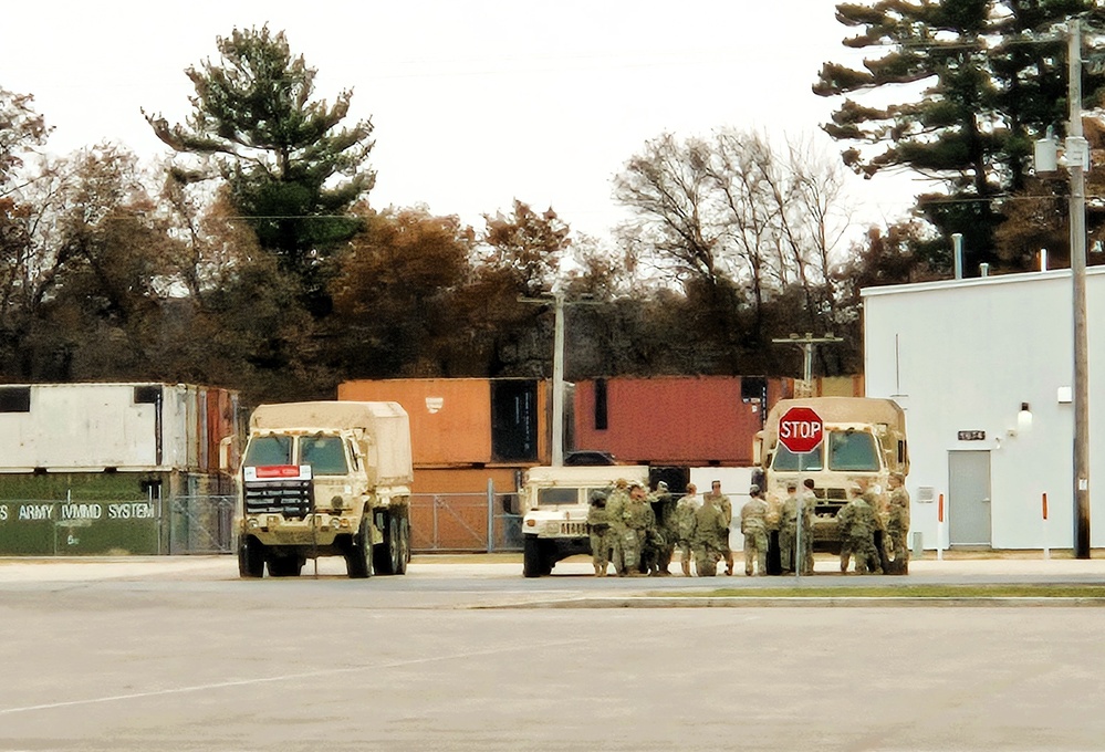 November 2025 training operations at Fort McCoy