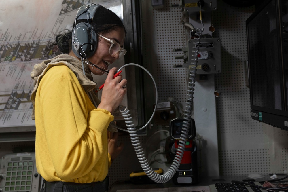 Spruance conducts routine operations