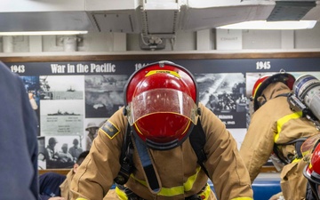 Spruance conducts routine operations